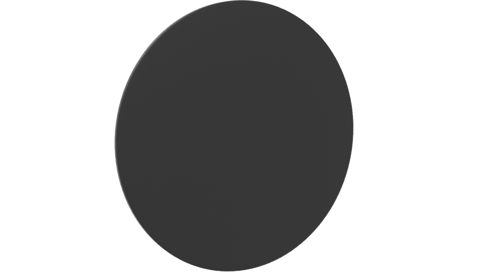 Glossy Round Mirror 3D Model - Professional 3D Model Render 4