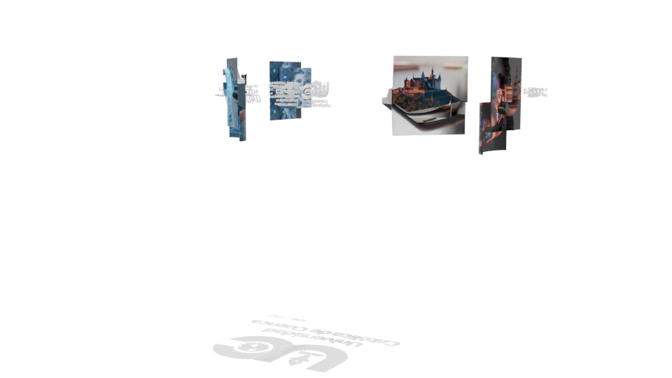 Futuristic Digital Display Panels - Professional 3D Model Render 6