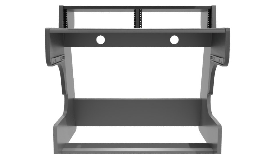 Contemporary Office Desk 3D Model - Professional 3D Model Render 11