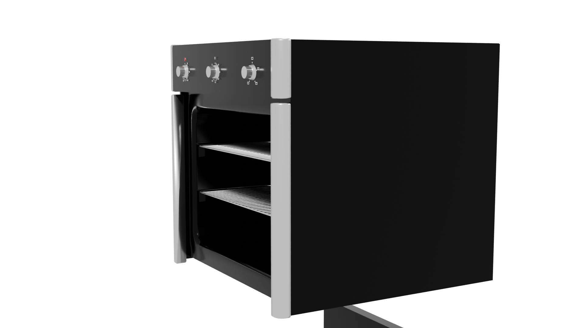 Sleek Modern Oven 3D Model - Professional 3D Model Render 13