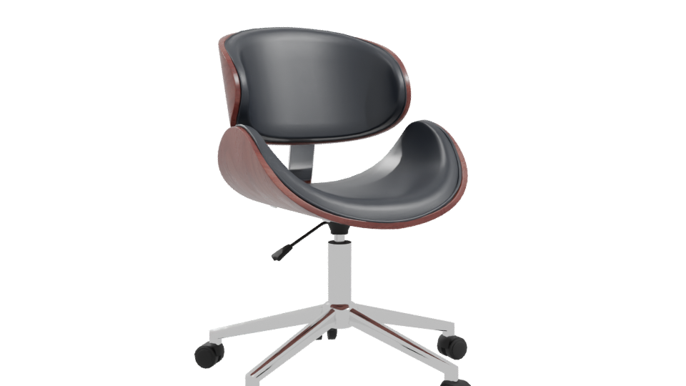Sleek Modern Office Chair 3D - Professional 3D Model Render 10
