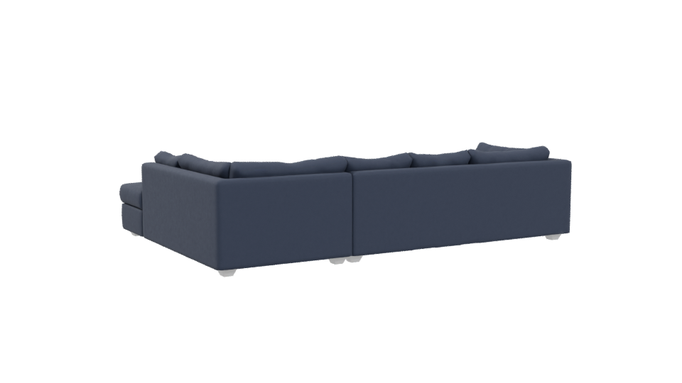 Stylish L-Shaped Sofa Model - Professional 3D Model Render 4