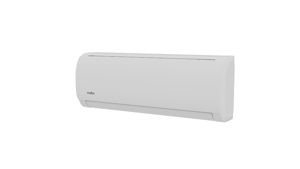 Sleek Wall-Mounted Air Conditioner 3D - Professional 3D Model Render 12