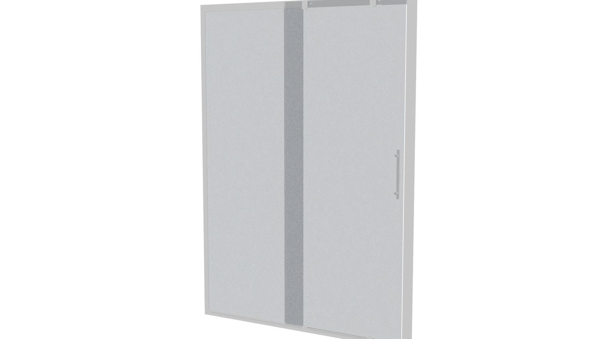 Sleek Glass Shower Door 3D Model - Professional 3D Model Render 18