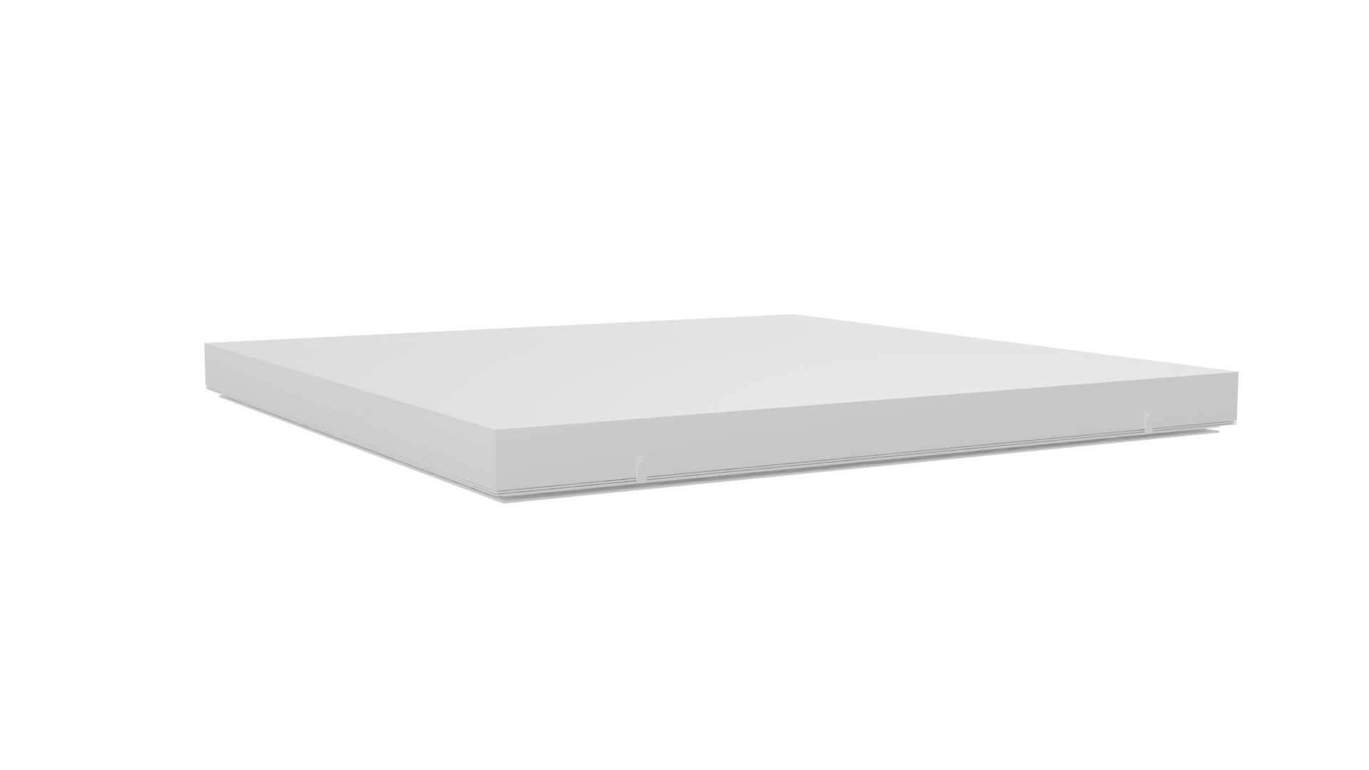 Minimalist Flat Surface 3D Model - Professional 3D Model Render 7