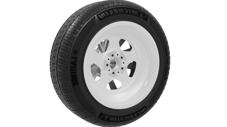 Stylish Alloy Wheel Model 3D - Professional 3D Model Render 4