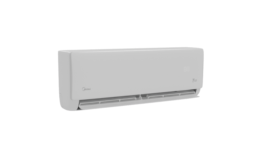 Contemporary Wall-Mounted Air Conditioner - Professional 3D Model Render 10