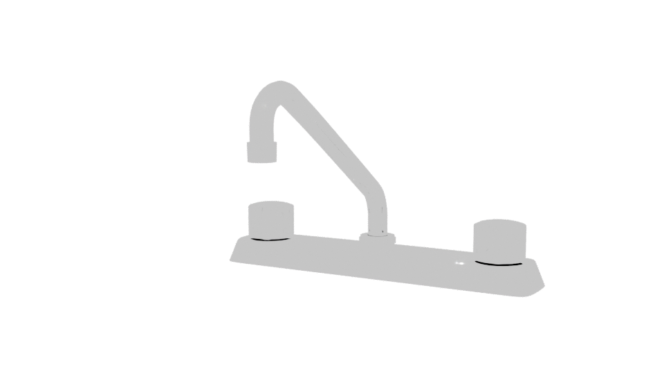 Stylish Bathroom Faucet 3D Model - Professional 3D Model Render 12