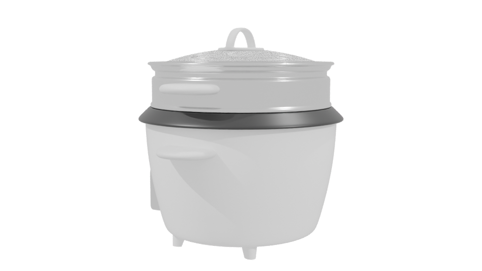 Versatile Electric Steamer Model - Professional 3D Model Render 3