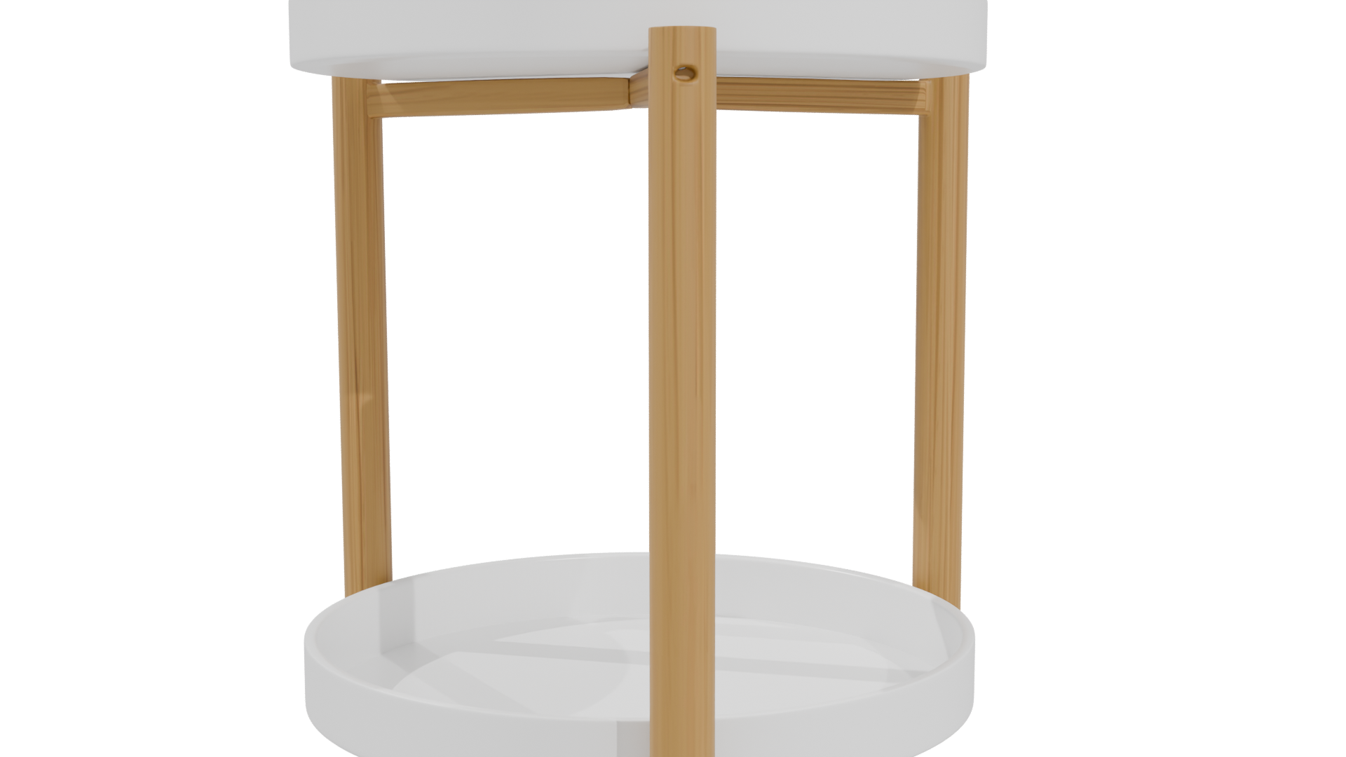 Minimalist Modern Round Table 3D - Professional 3D Model Render 4