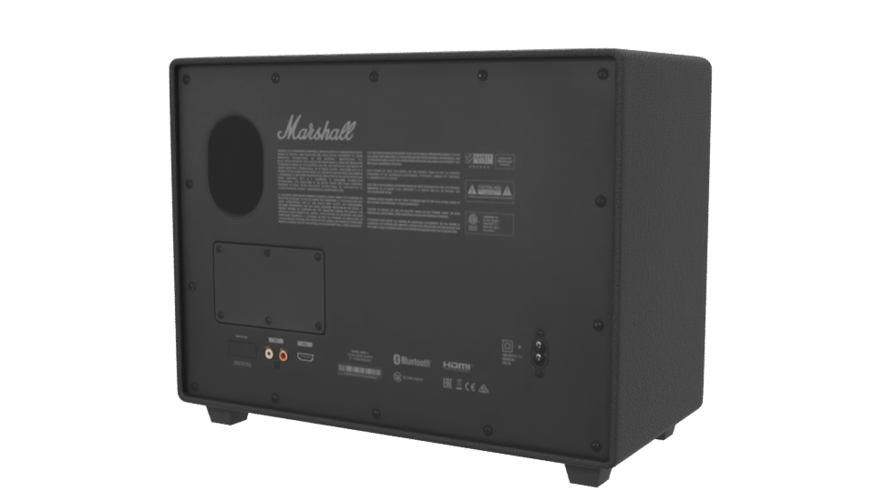 Marshall Bluetooth Speaker 3D Model - Professional 3D Model Render 6