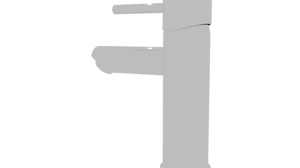 Elegant Modern Faucet 3D Model - Professional 3D Model Render 6