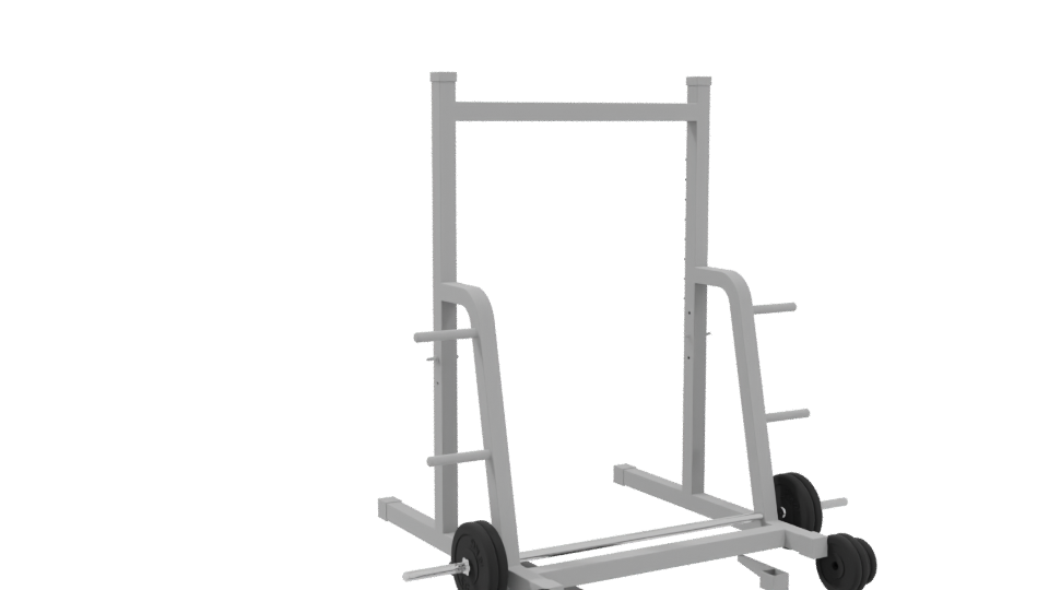 Adjustable Weight Bench 3D Model - Professional 3D Model Render 4