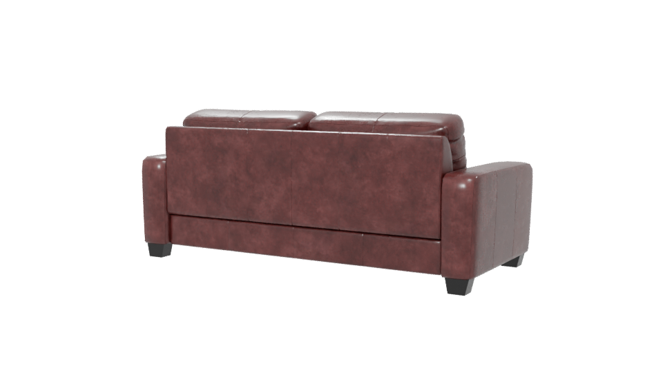 Luxury Modern Leather Sofa 3D Model - Professional 3D Model Render 6