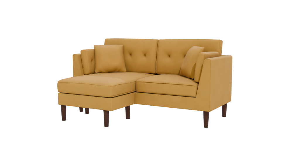 Stylish Corner Sofa 3D Model - Professional 3D Model Render 12