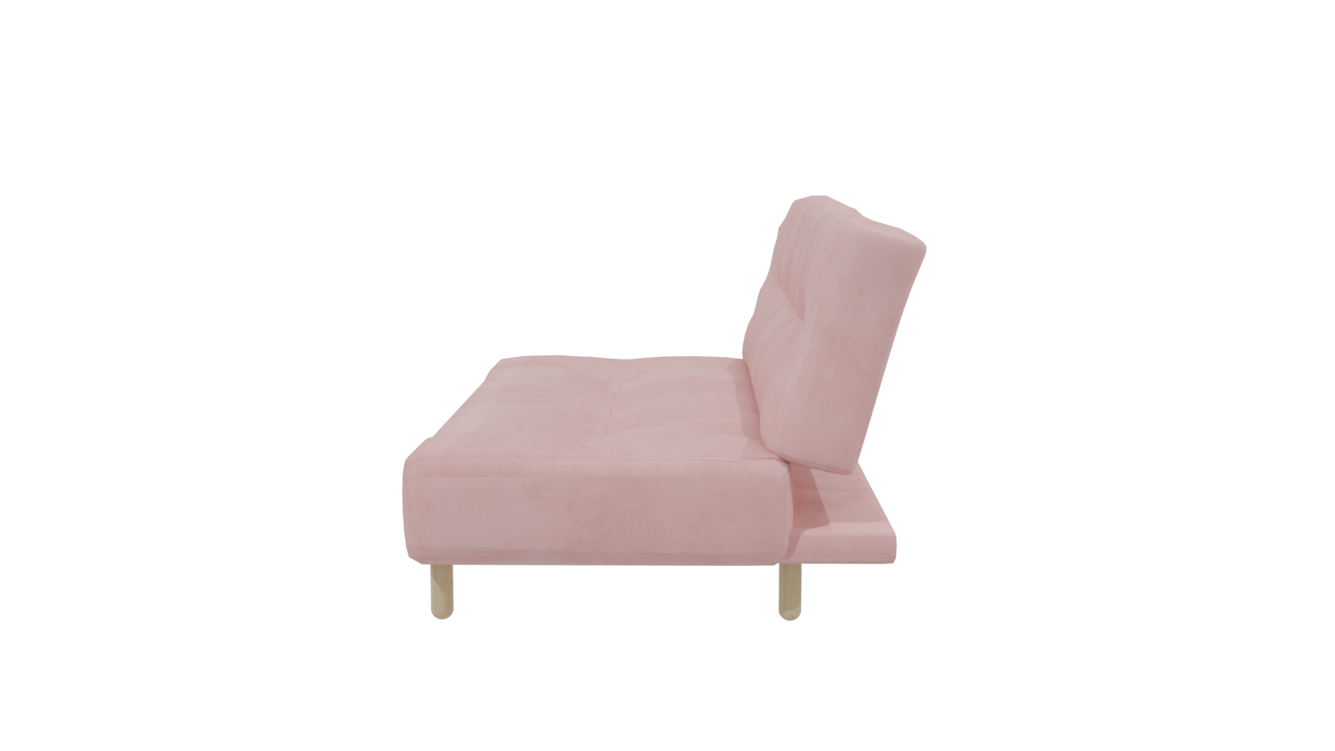 Stylish Pink Sofa Model - Professional 3D Model Render 2