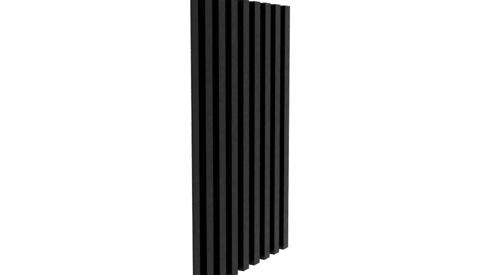 Stylized Vertical Panel 3D Model - Professional 3D Model Render 3