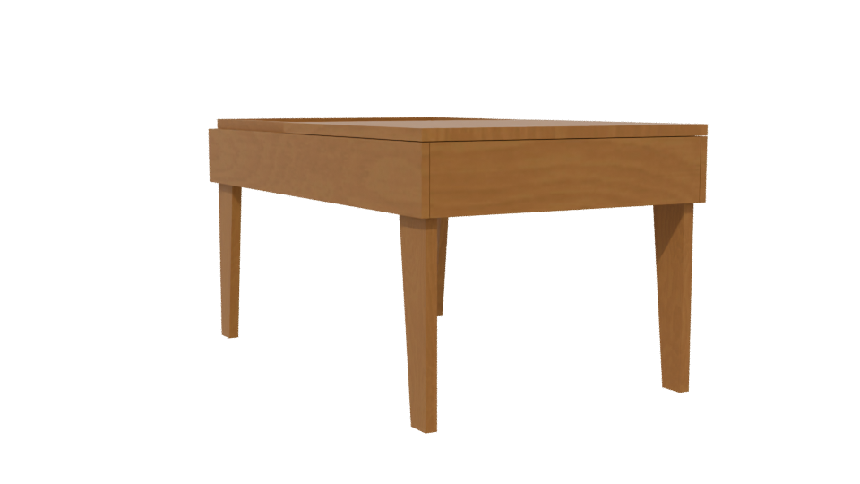 Stylish Modern Coffee Table 3D - Professional 3D Model Render 13