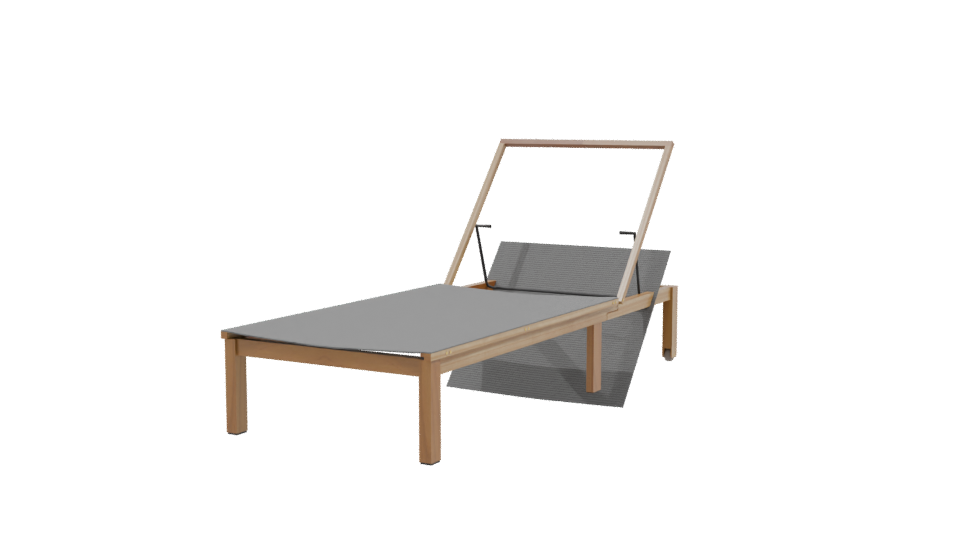 Stylish Outdoor Lounge Chair 3D - Professional 3D Model Render 9