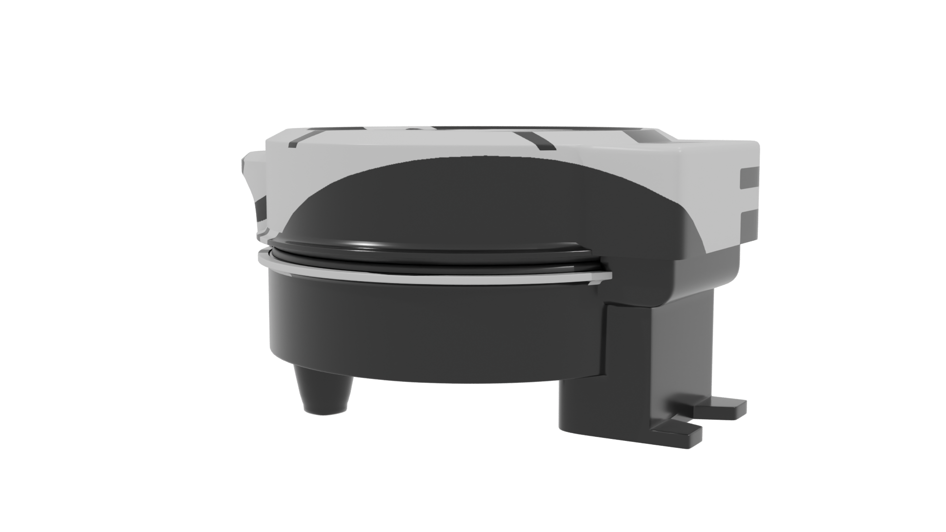 Glossy Round Appliance Model 3D - Professional 3D Model Render 3