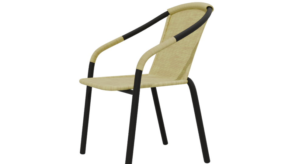 Stylish Outdoor Chair Model - Professional 3D Model Render 13