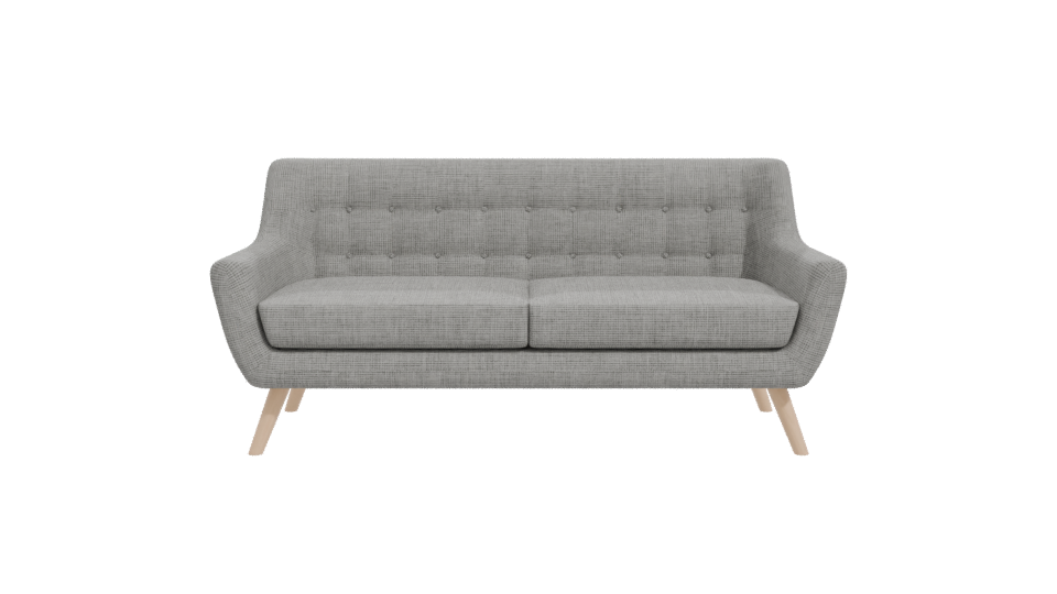 Modern Two-Seat Sofa 3D - Professional 3D Model Render 11