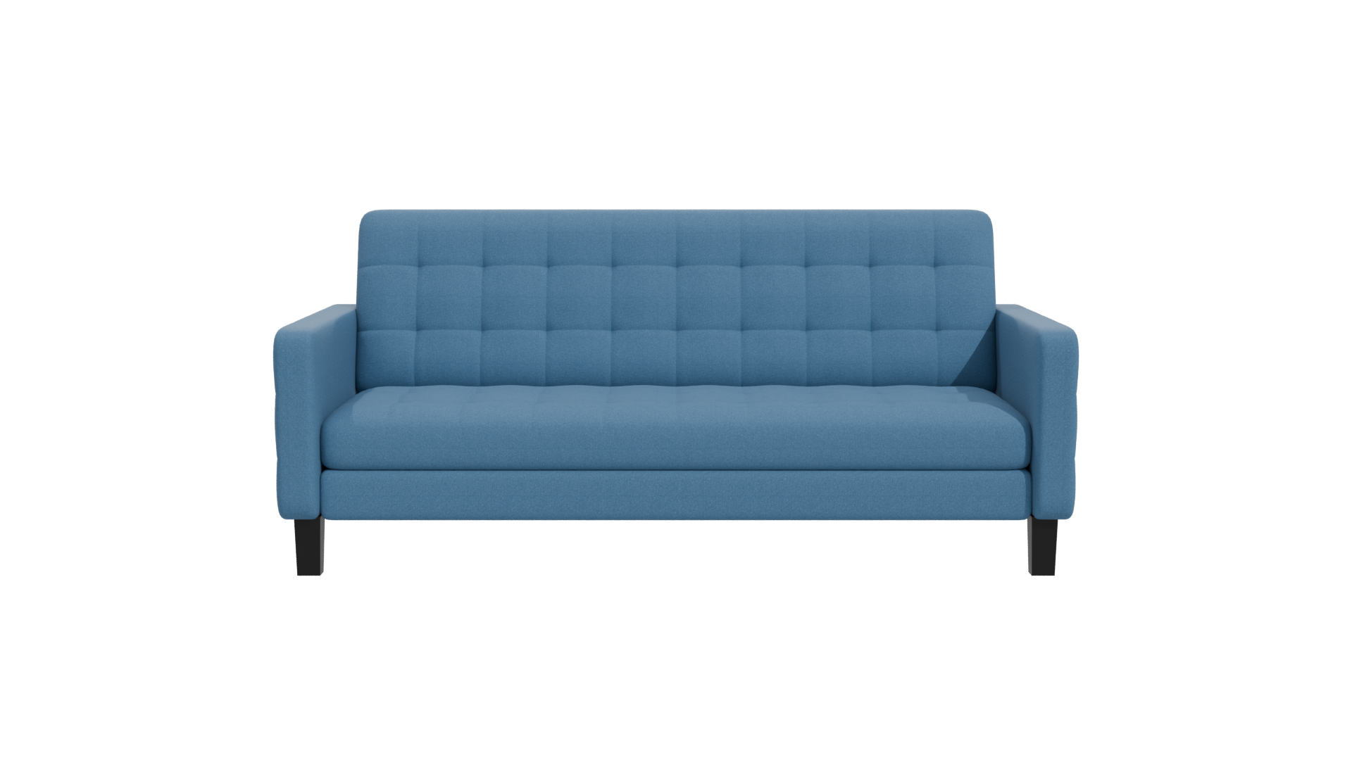 Blue Futon Sofa Model 3D - Professional 3D Model Render 26