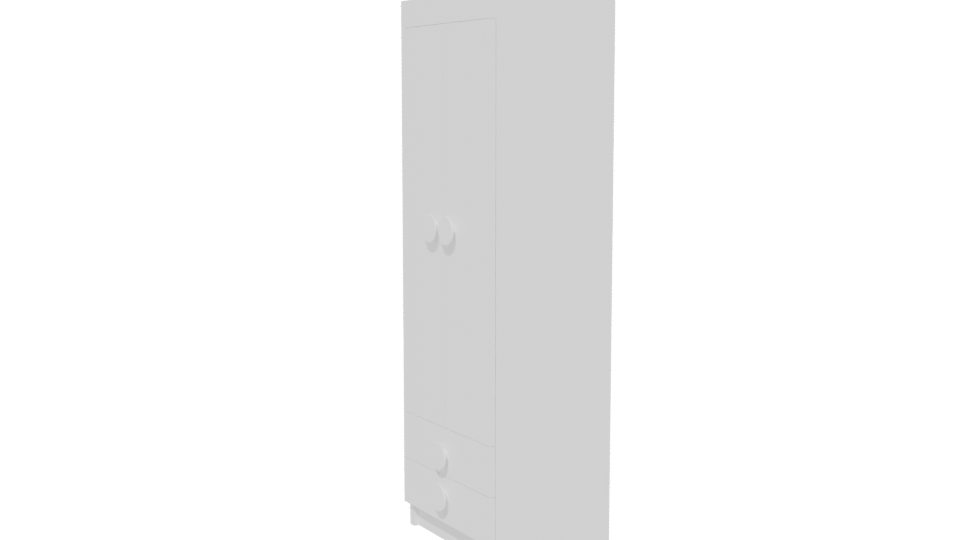 Closet Arcoiris 2P2C 3D Model - Professional 3D Model Render 13