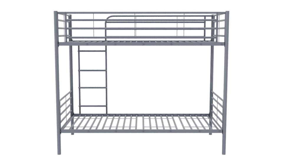Stylish Bunk Bed 3D Model - Professional 3D Model Render 8