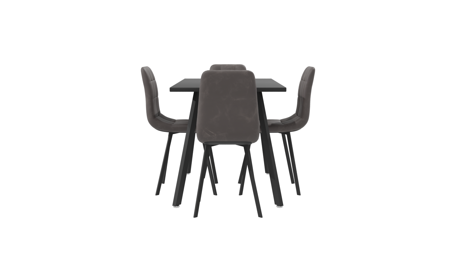 Stylish Dining Table Set 3D - Professional 3D Model Render 8