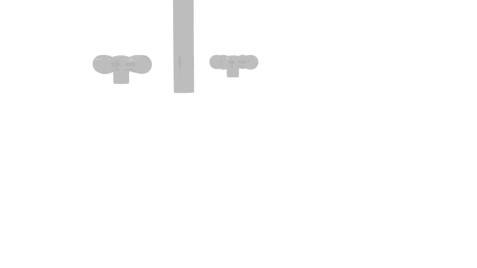 Stylish Metal Kitchen Faucet 3D Model - Professional 3D Model Render 9