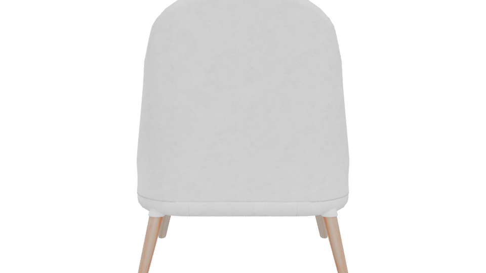 Stylish Minimalist Lounge Chair 3D Model - Professional 3D Model Render 5