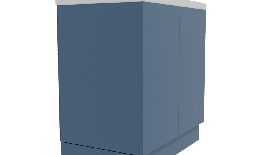 Sleek Minimalist Kitchen Cabinet 3D Model - Professional 3D Model Render 9