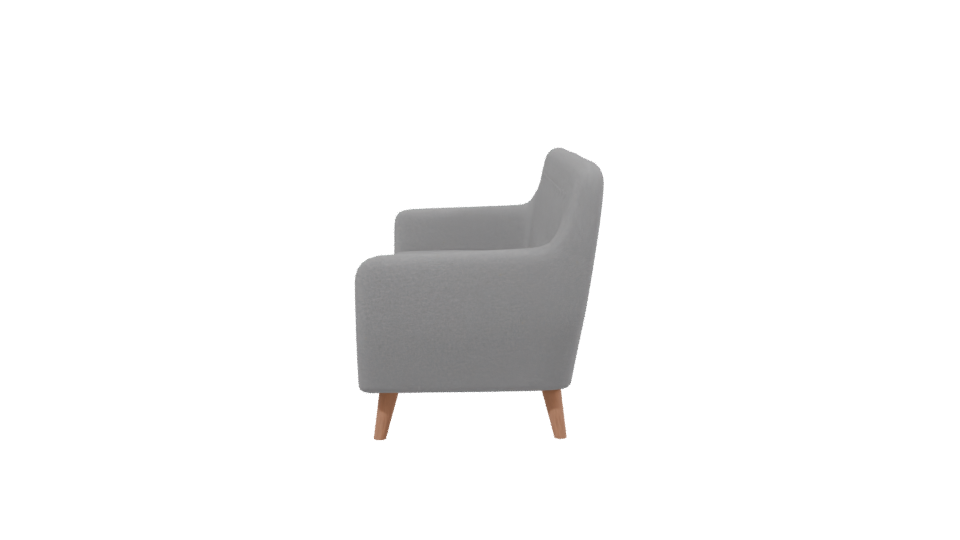 Stylish Modern Sofa Model 3D - Professional 3D Model Render 2