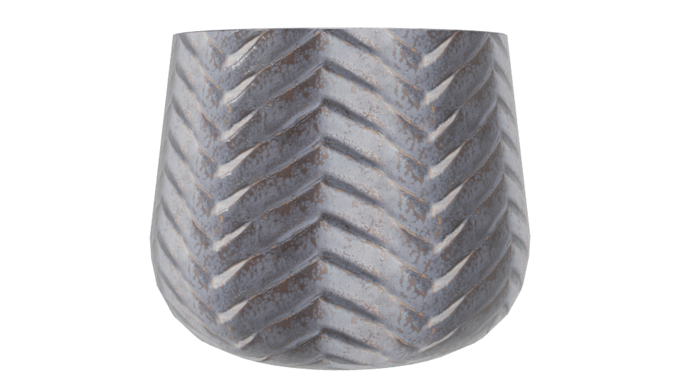 Textured Ceramic Planter Model - Professional 3D Model Render 7