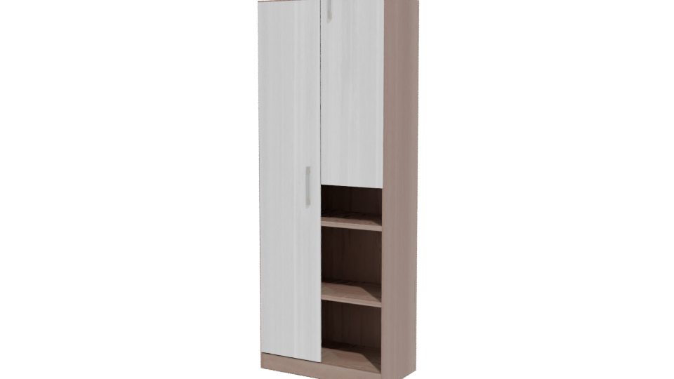 Stylish Modern Storage Cabinet 3D Model - Professional 3D Model Render 12