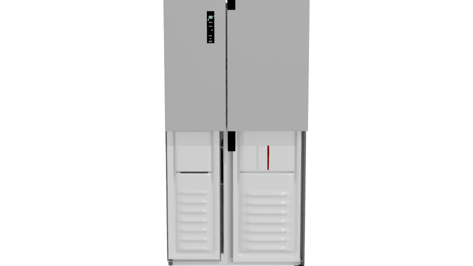 Side by Side Refrigerator LG Model 3D - Professional 3D Model Render 11