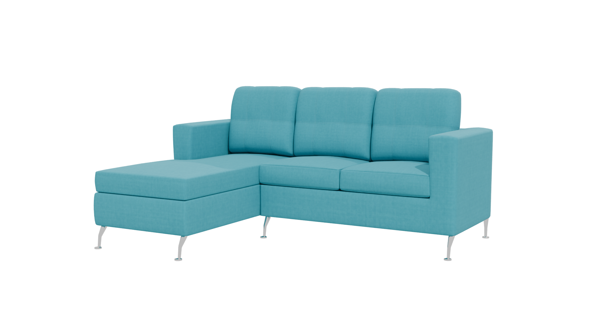 Left Corner Sectional Sofa 3D - Professional 3D Model Render 12