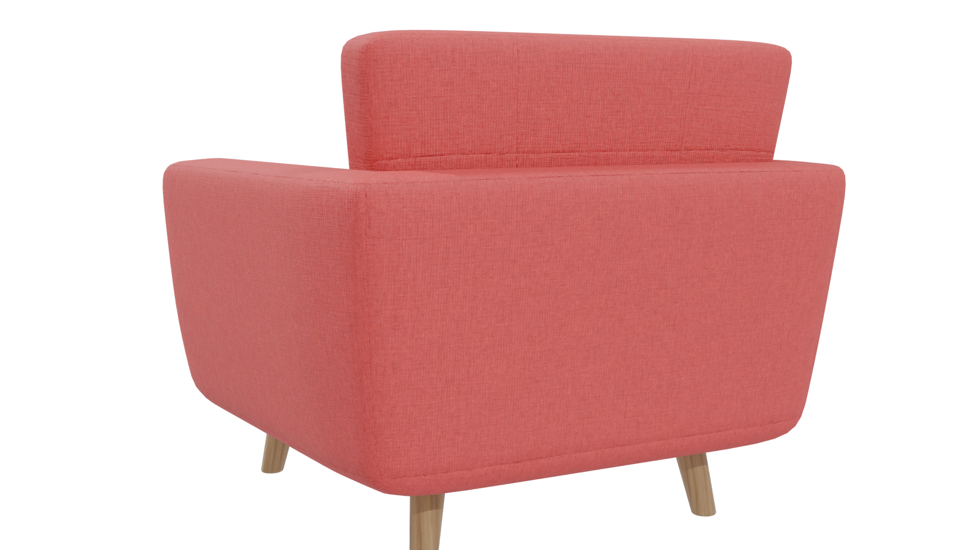 Stylish Modern Lounge Chair 3D - Professional 3D Model Render 4