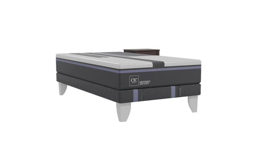 Modern Bed and Nightstand 3D - Professional 3D Model Render 10