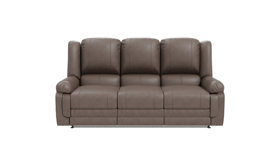 Stylish Modern Reclining Sofa 3D Model - Professional 3D Model Render 11