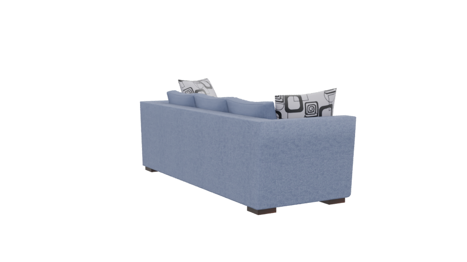 Stylish Blue Sofa 3D Model - Professional 3D Model Render 13