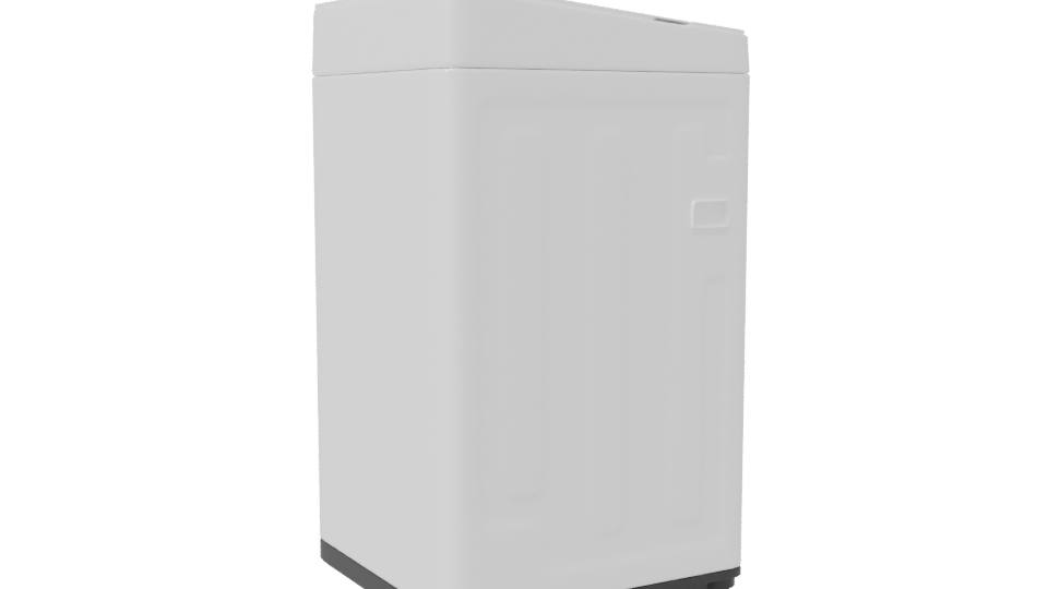 Compact Top-Load Washing Machine 3D - Professional 3D Model Render 7