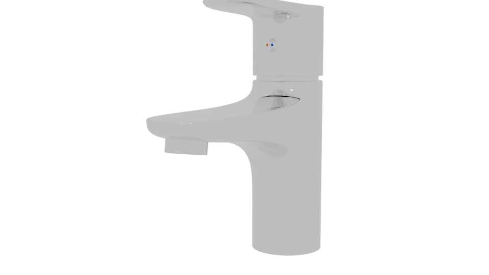 Stylish Metal Faucet 3D Model - Professional 3D Model Render 12