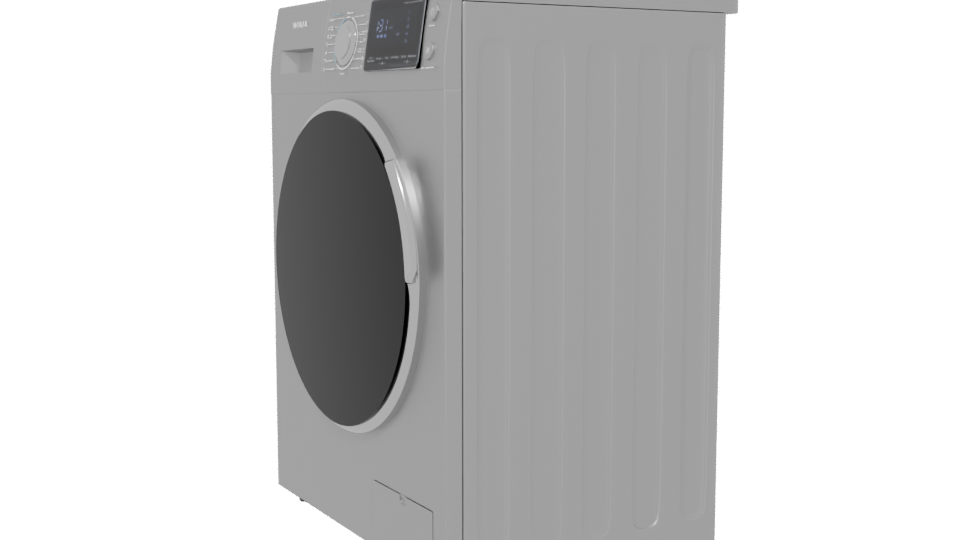 Ultra Slim Washer Dryer 3D Model - Professional 3D Model Render 13