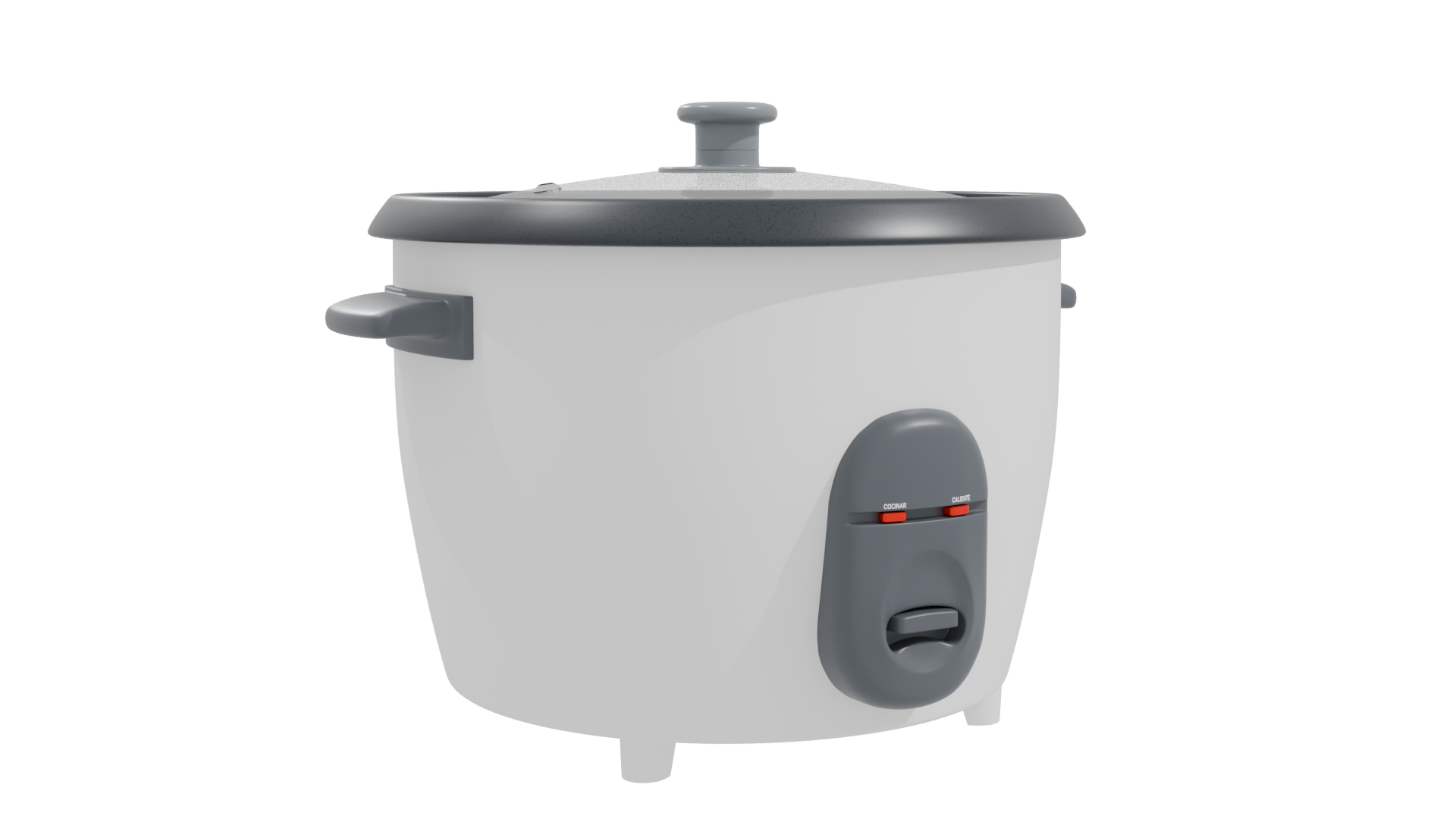 Stylish Electric Rice Cooker 3D - Professional 3D Model Render 10