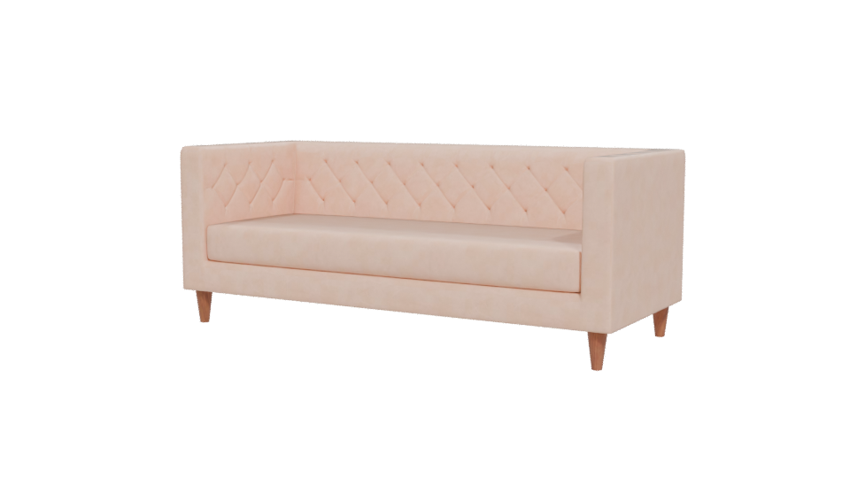 Stylish Modern Sofa 3D Model - Professional 3D Model Render 12