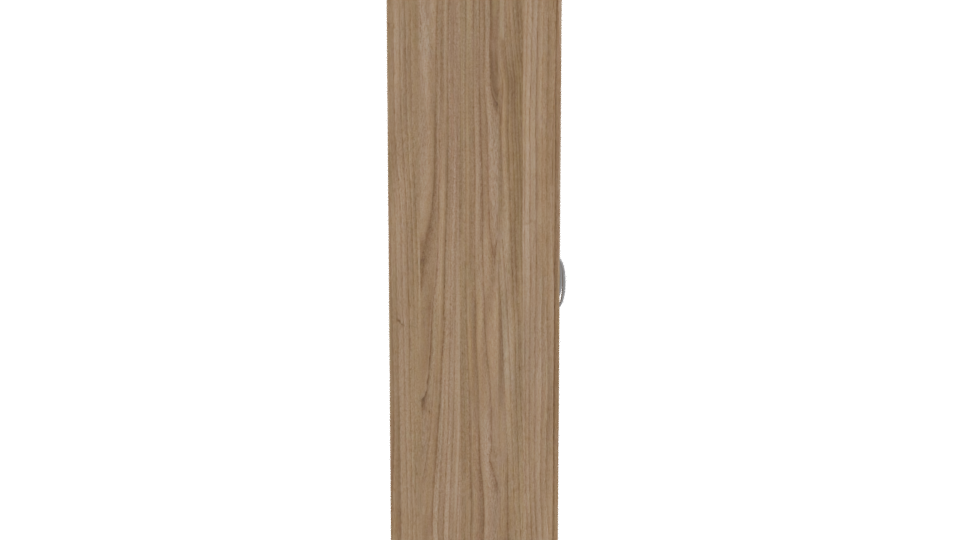 Stylish Wooden Storage Cabinet 3D - Professional 3D Model Render 8