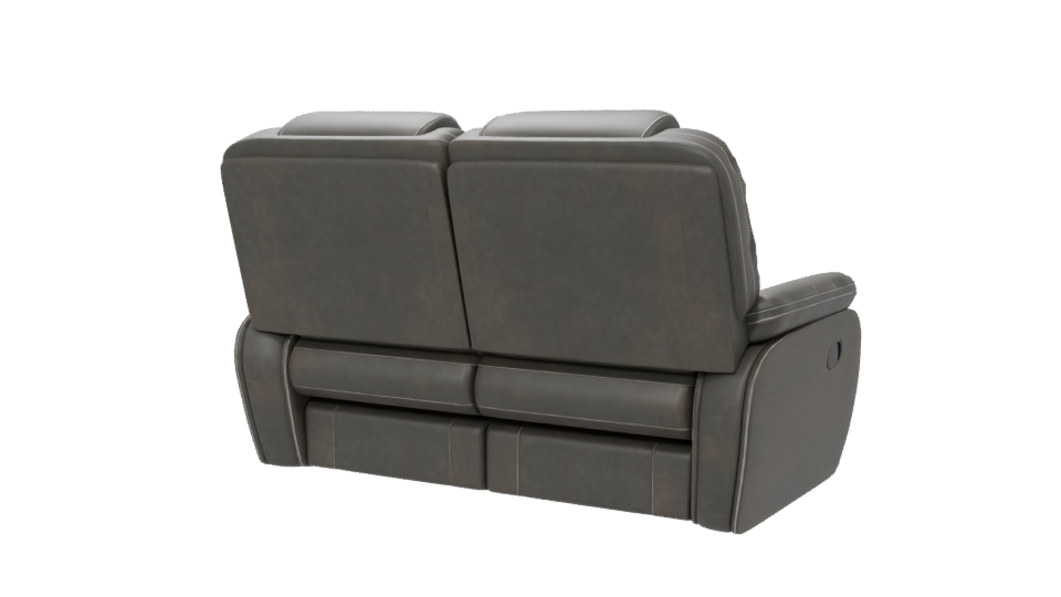 Contemporary Reclining Sofa Model - Professional 3D Model Render 6