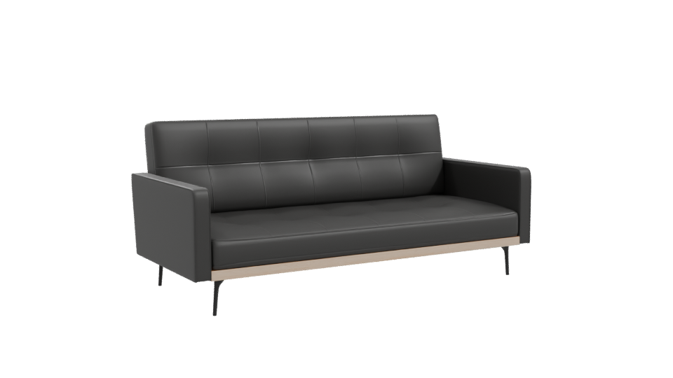 Stylish Modern Leather Sofa 3D Model - Professional 3D Model Render 10